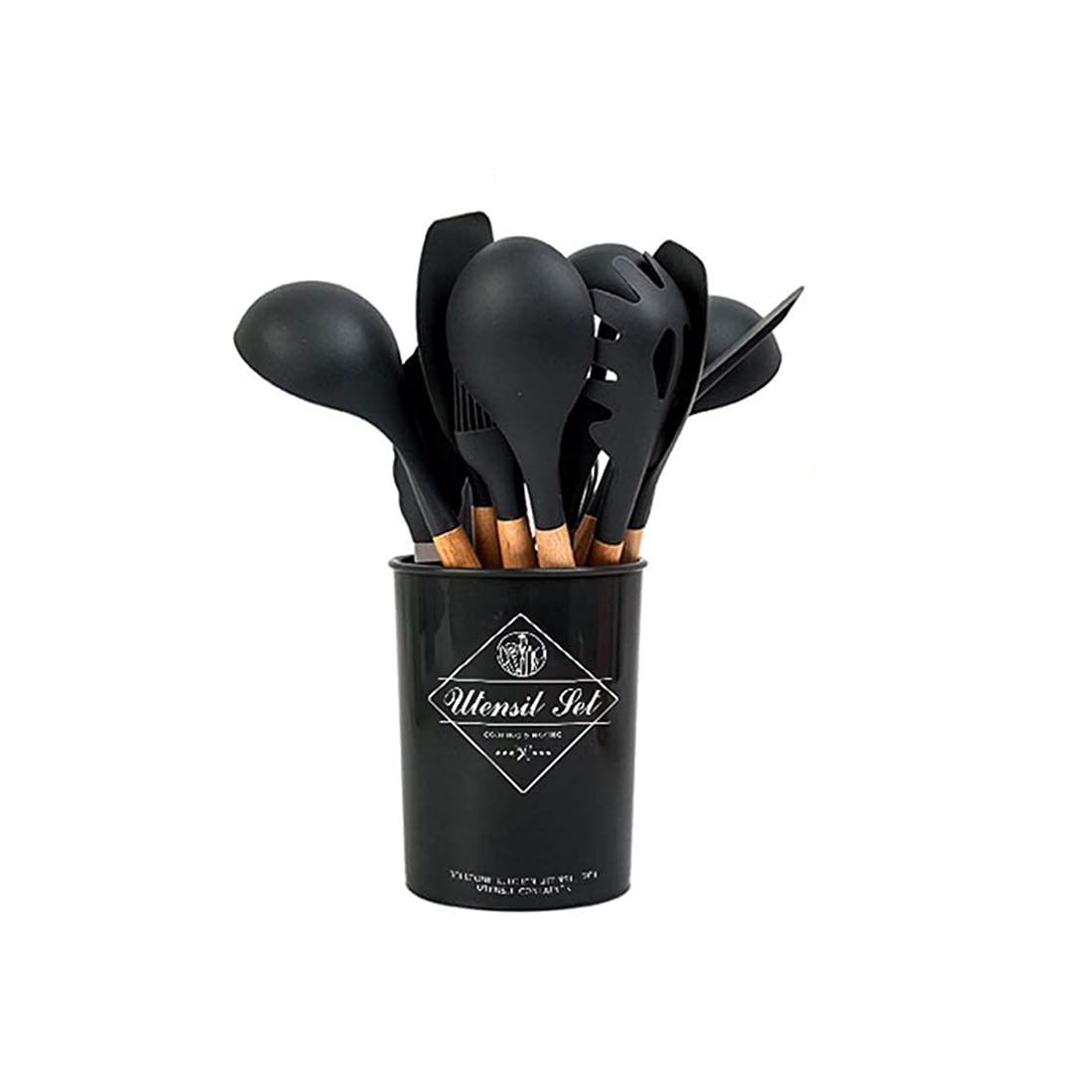 HomePro - 12 Piece Silicone Kitchen Cookware Utensil Set