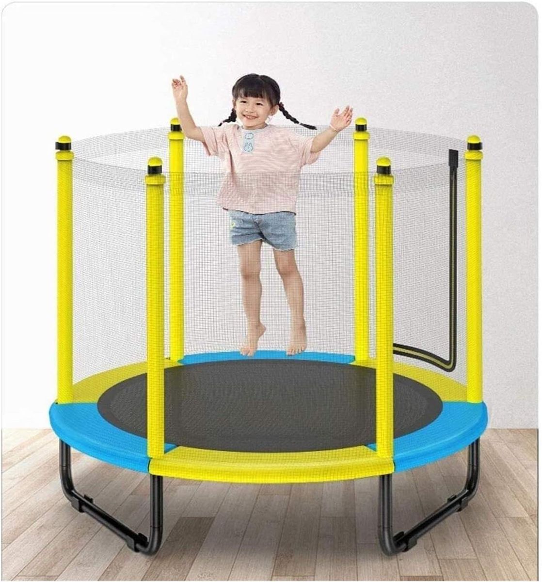 Joy World - 1.4m Kids Safety Trampoline With Protective Cover