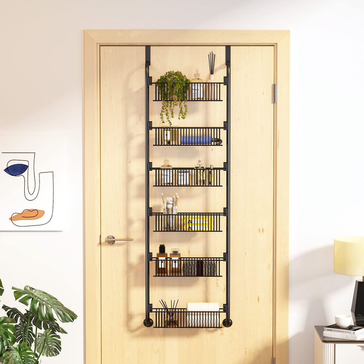 Nu Dekor - 6 Shelf Retor Door Hanging Organiser