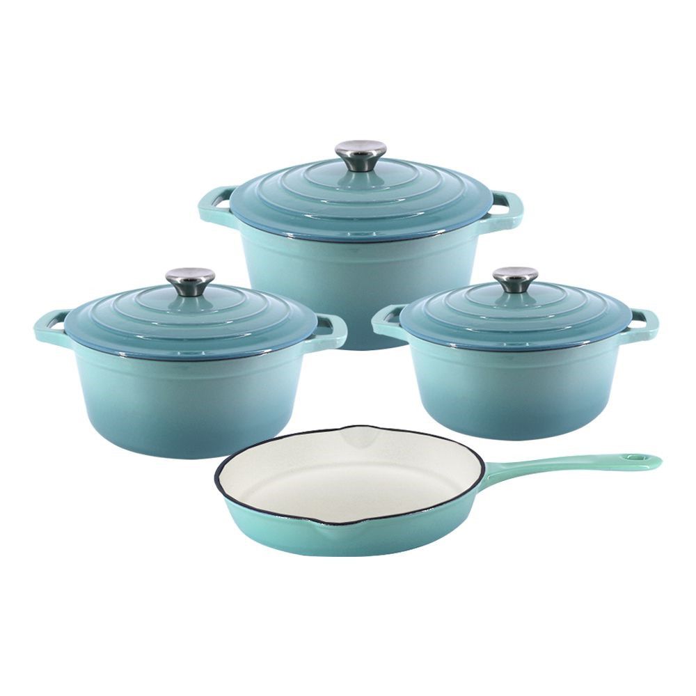 Homepro - 7 Piece Cast-iron Pot Set