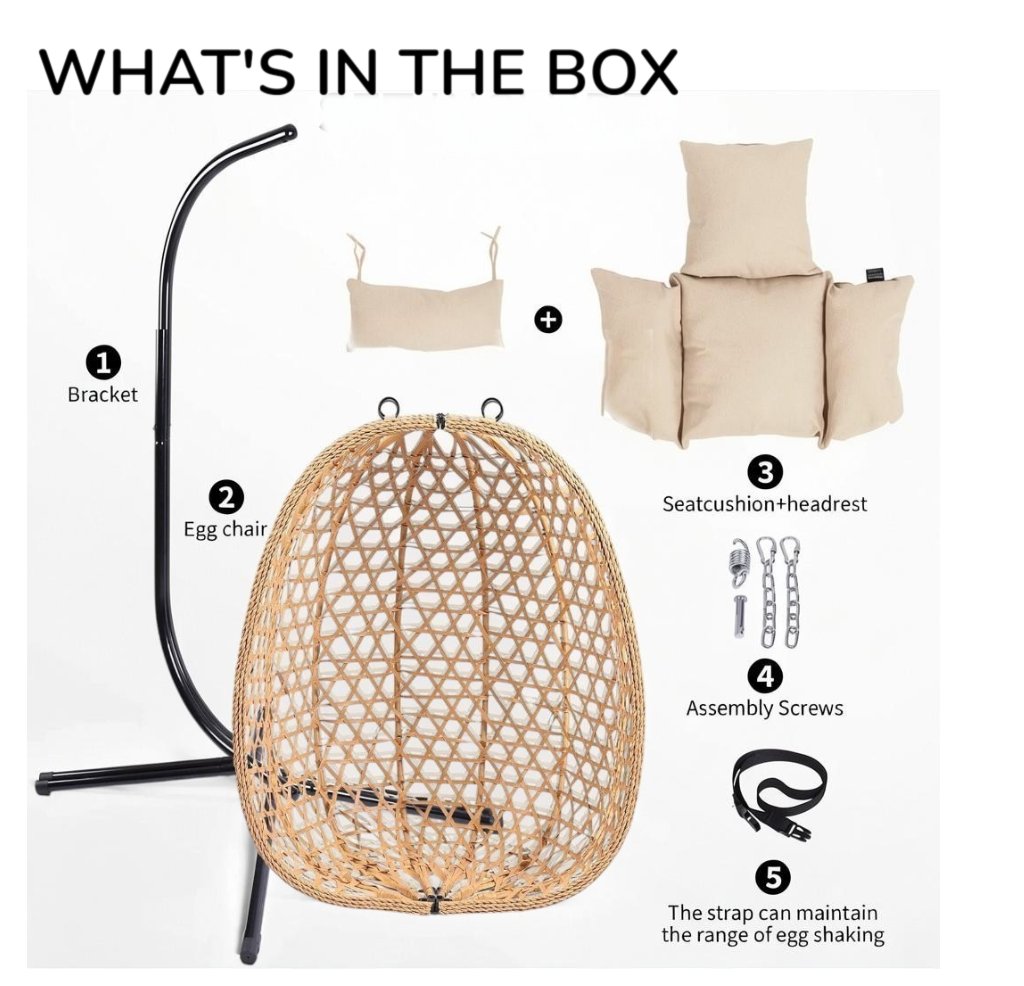 Shayd - Savannah Nestelle Hanging Pod Chair