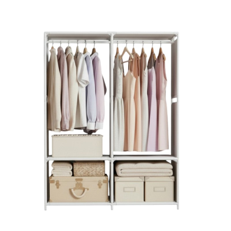Nu Dekor - Double Wardrobe Pipe Storage Rack