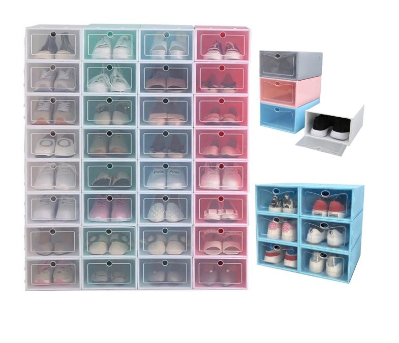 Nu Dekor - Set of 6 Foldable Stackable Storage Boxes