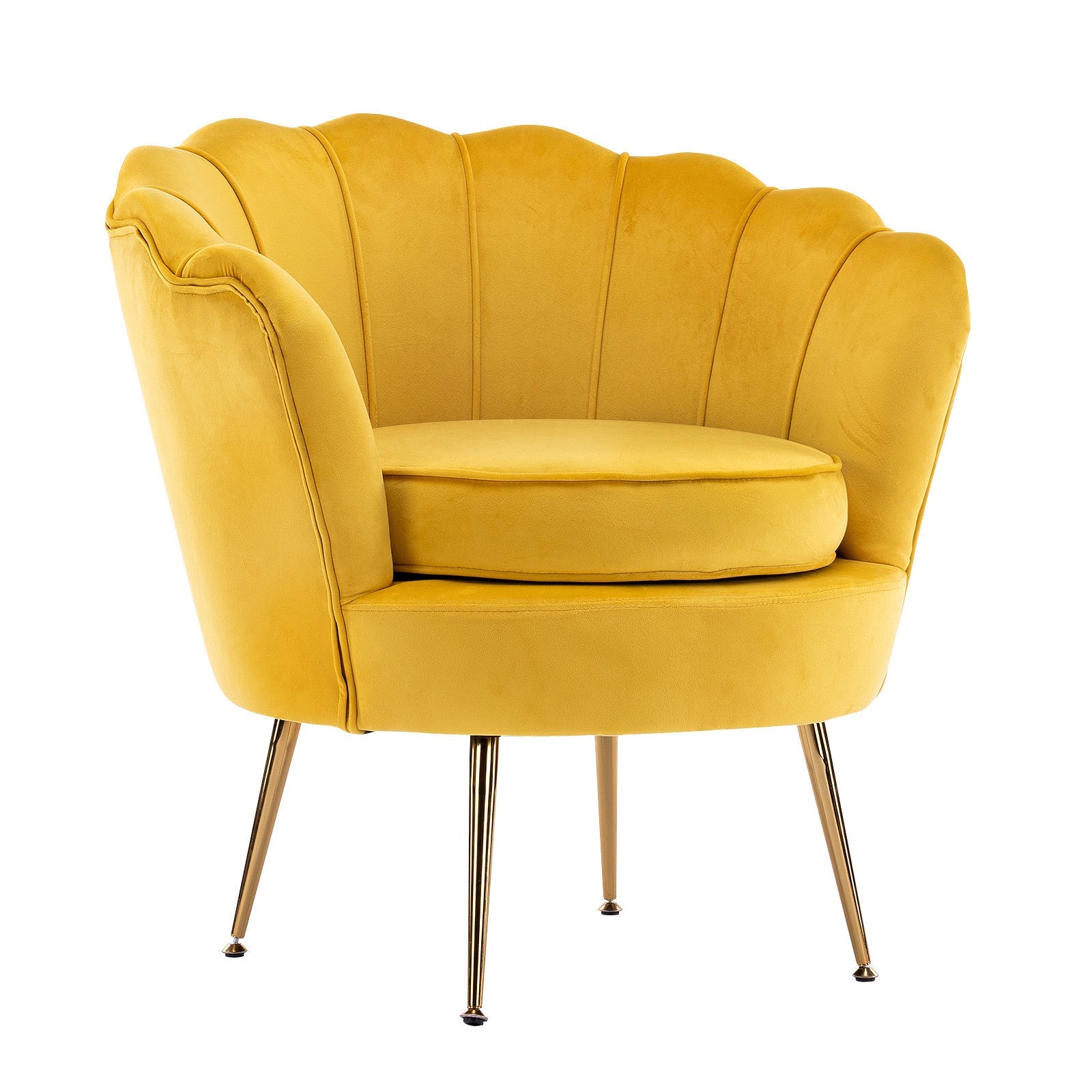 Nu Dekor - Tulip Velvet Single Seater Chair