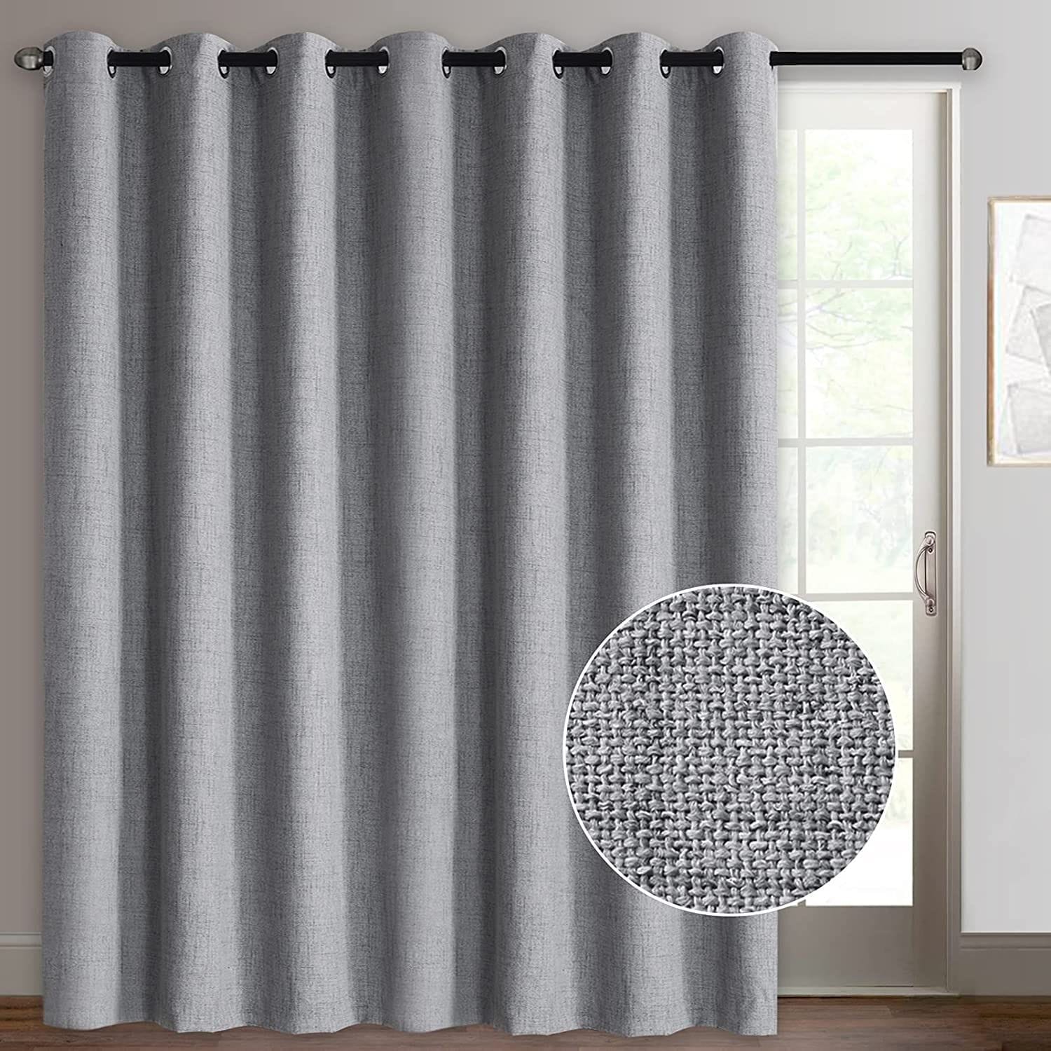Nu Dekor - 3m Canvas Block Out Eyelet Curtains
