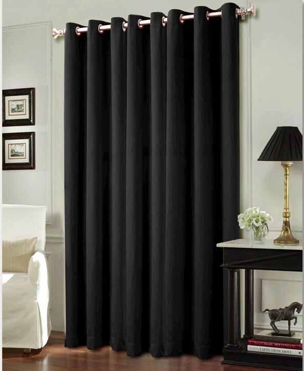 Nu Dekor - 3m Canvas Block Out Eyelet Curtains