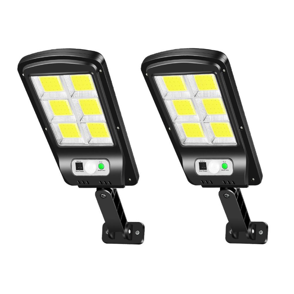 Brighta - 120 LED Outdoor Solar Motion Street Lamp - Set Of 2